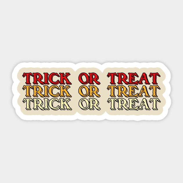 trick or treat vintage halloween custom Sticker by fokaction